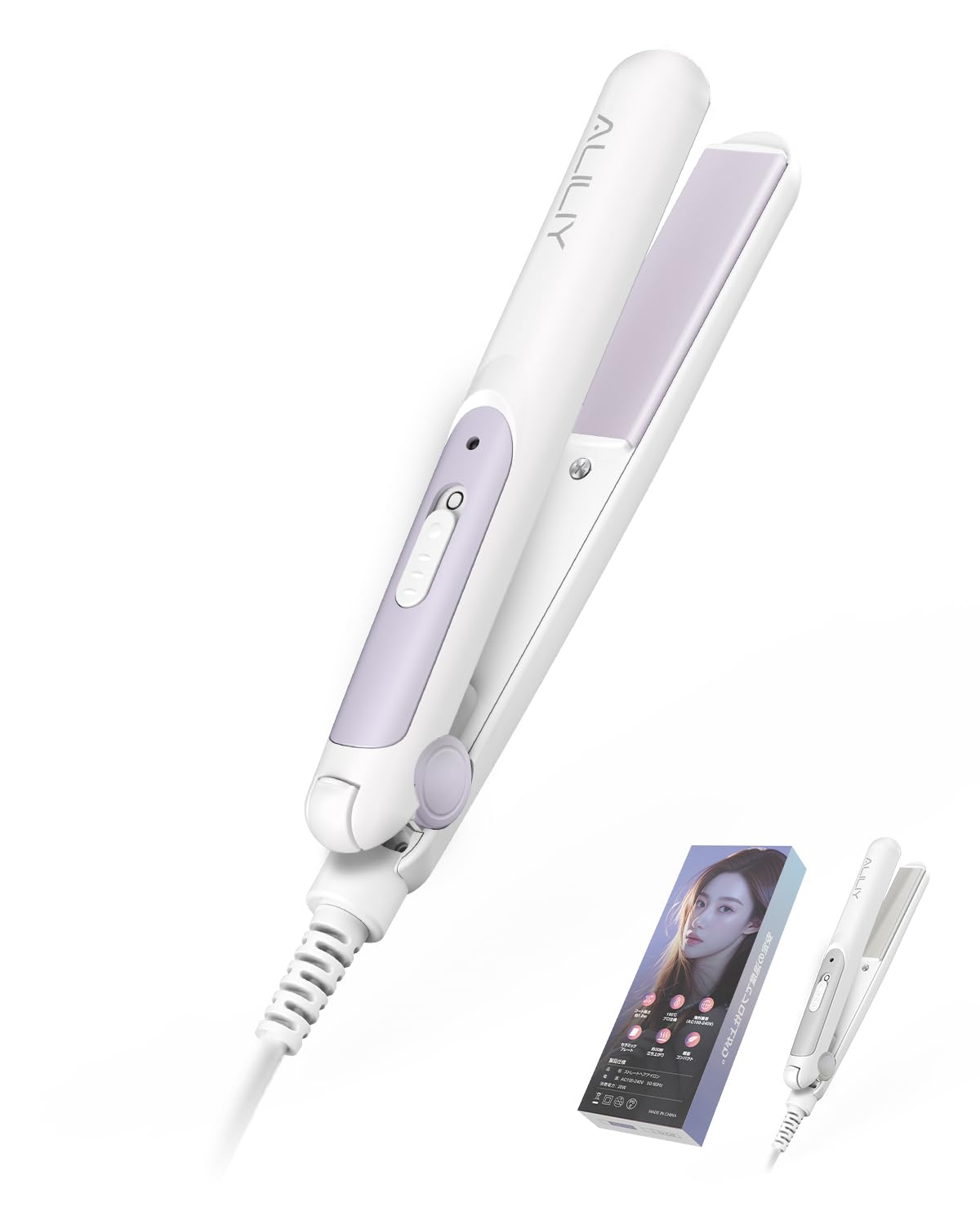 Amazon | Aliliy ヘアアイロン ミニ 180g超 軽量 180℃プロ仕様